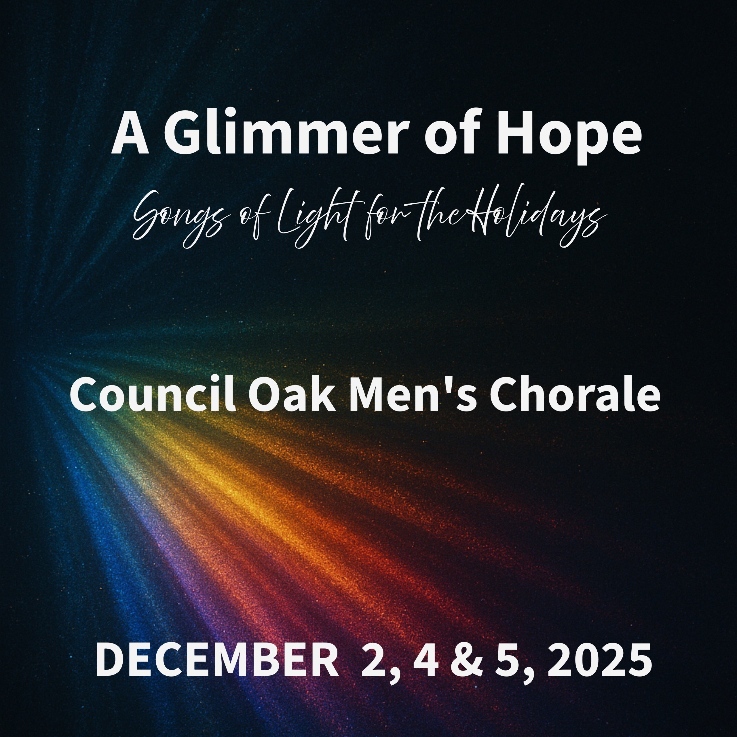 A Glimmer of Hope - December 2, 2025 - 8pm - logo